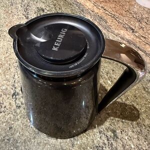 Keurig 2.0 Thermal Carafe – Stainless Steel Insulated Coffee Pot – Black/Silver